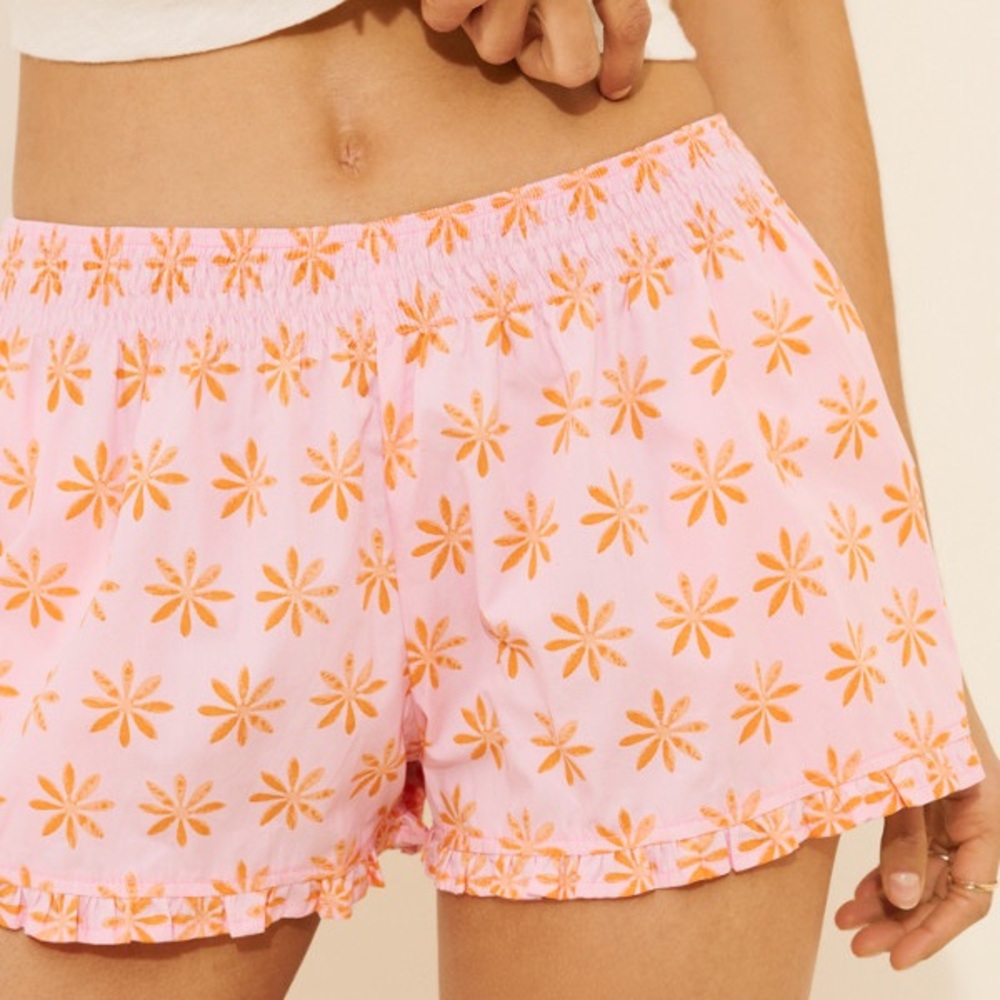 Motel Valuna Bloomer Shorts in Pink